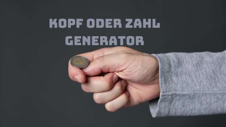 Kopf oder Zahl Generator