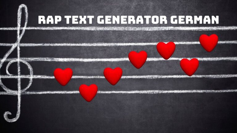 Rap Text Generator German